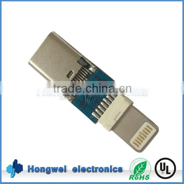 Type C USB Adapter Circuit Board Type C Female to Iightning Male photo-3