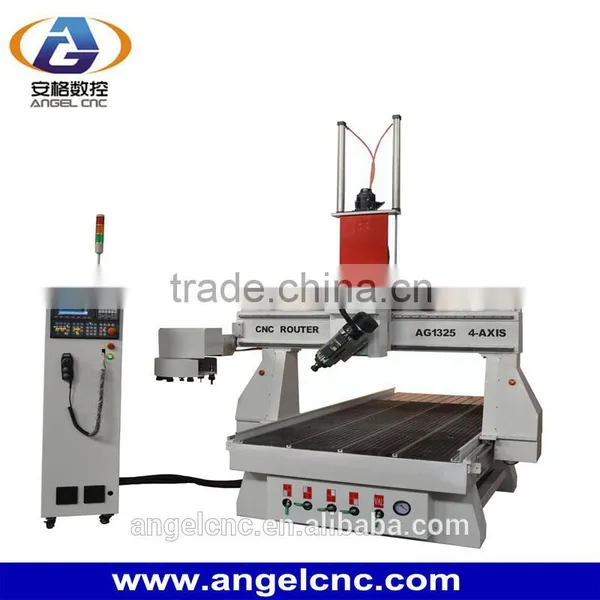 AG1325 3d Carving 4 Axis Cnc Router for Wood Sculpture Engraving