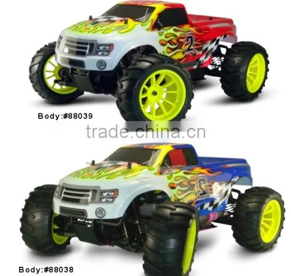 2016 New Product 1/10th Scale 2.4G HSP 94108 High Speed Off-road RC Nitro Monster Truck 4x4
