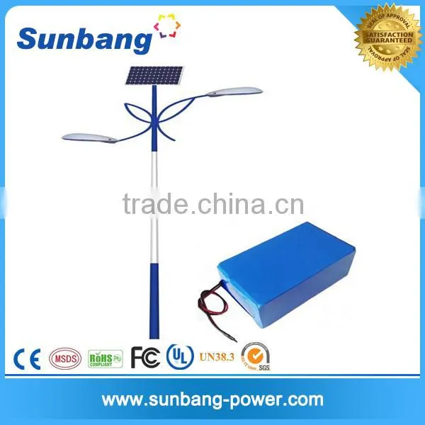 Customized Lithium Battery 12v 100ah for 120W Solar Street Light