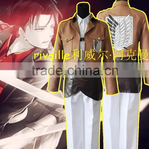 2016 Anime Cosplay Anime School Supplies Rivaille Party Costume
