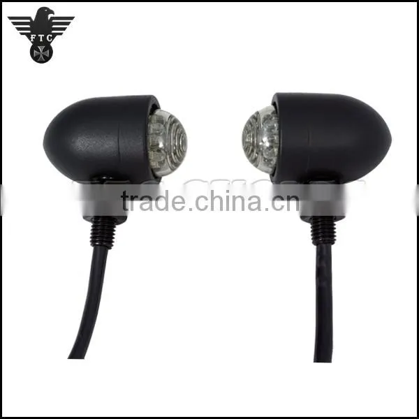 Smoke Lens Aluminum LED Winker Light Custom Motorcycle Turn Signals photo-4