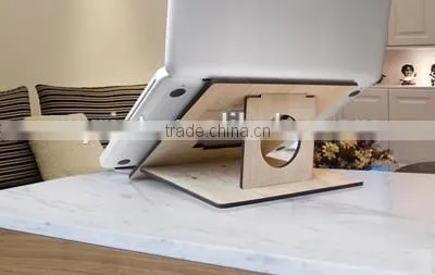 Bamboo Stand For Computer photo-3