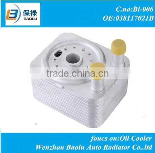 Oil Cooler for VW OE: 038117021B