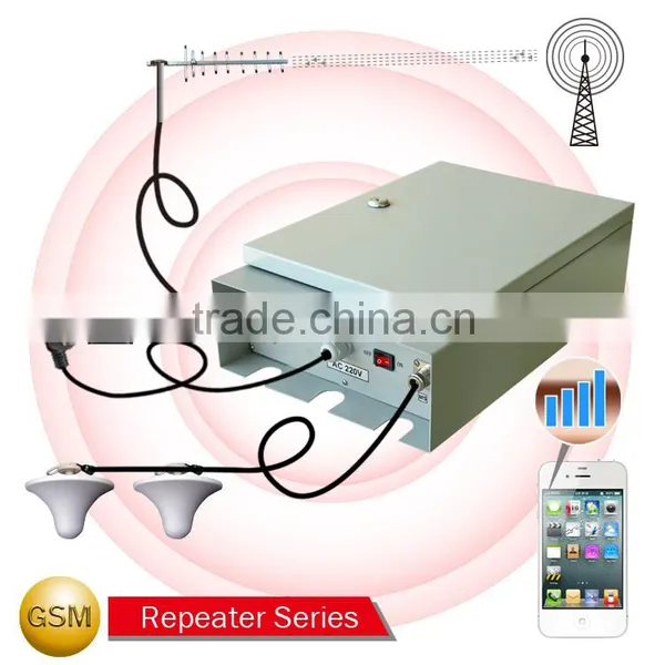 High Gain 85dB 33dBm Indoor Mobile Signal Line Amplifier/Trunk Repeater GSM 900MHz photo-3