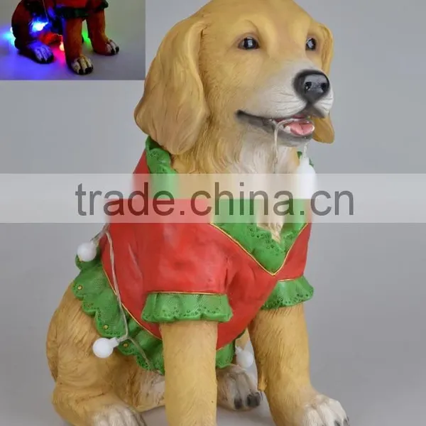 Dog LED Light Resin Home Decor photo-3