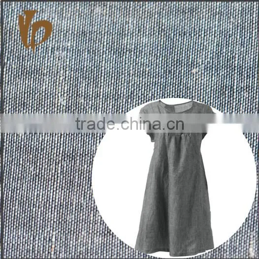 Shaoxing Supply Ramie and Cotton Interwoven Fabric Yarn Dyed Fabric for Dress Shirt