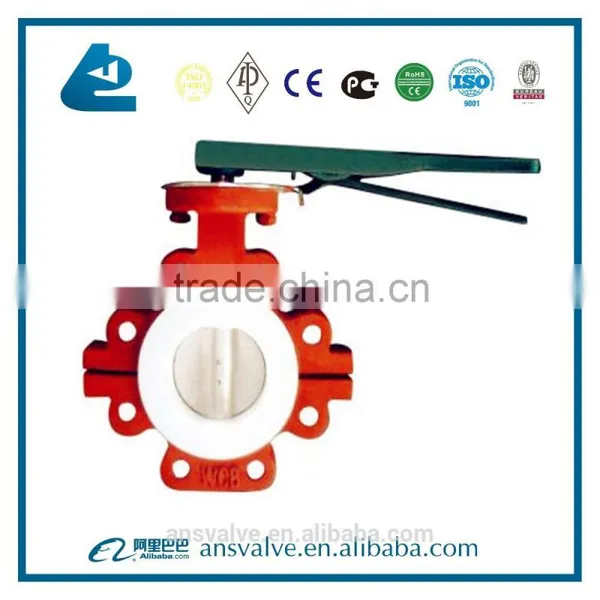 PTFE Lined Lug Butterfly Valve photo-6