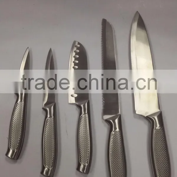 6 Pcs of Kitchen Knife Set/hollow Handle Knife/stainless Steel Knife photo-2