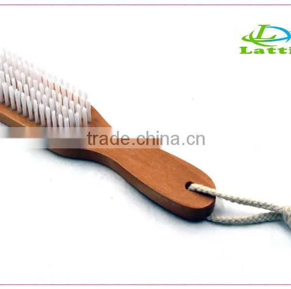 Small Size Travel Product of Wooden Material Boar Bristle Face Brush With Strong Handle