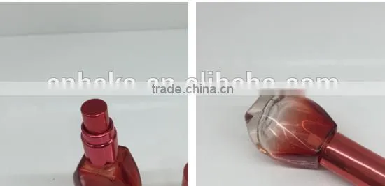 High Quality10ml Red Cylindrical Round Perfume Glass Bottle for Men and Women photo-5