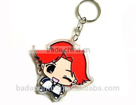 Custom 3d Soft Pvc Keychain / Soft Rubber Keychains / Free Design Wholesale Keychains From China Factory photo-2