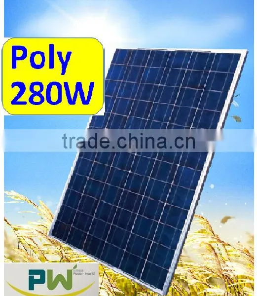 The Lowest Price Solar Panel Module 280W,12V 24V 48V Poly/Mono PV Panel