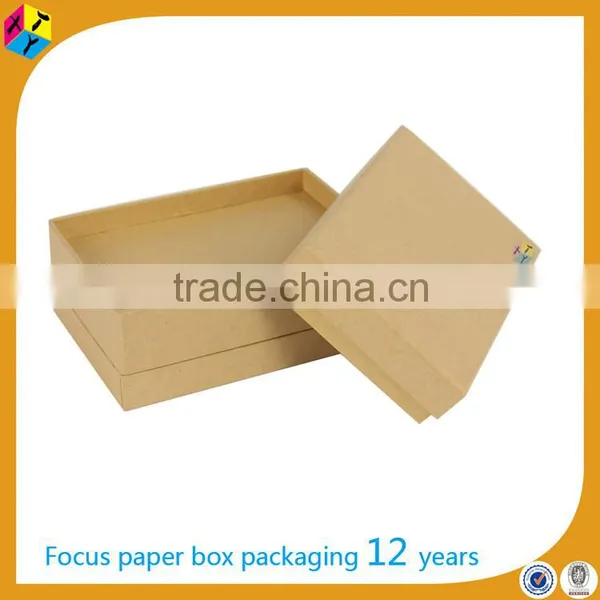 Recycled Brown Kraft Paper Storage Cardboard Boxes photo-4
