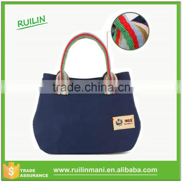 Trendy Casual Canvas Multifunctional Ladies Fancy Handbags for Women photo-2