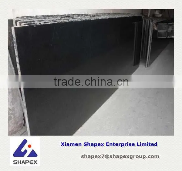 China Cheap Black Granite Slabs Pavers photo-2