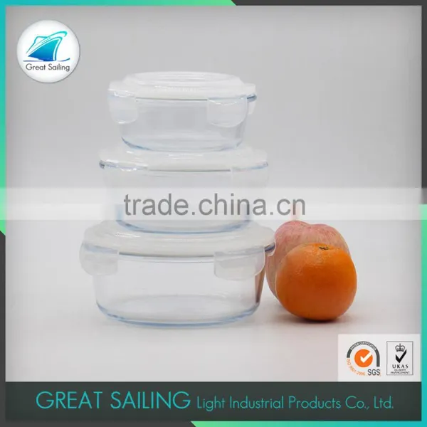 Home Decor Eco-friendly Glass Heat Resistant Food Container