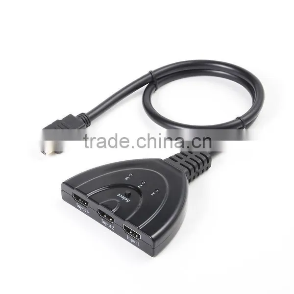 Top Selling! Wholessale Hdmi Splitter to Hdmi and Component , 3 HD Input 1 Output for Various Devices photo-2