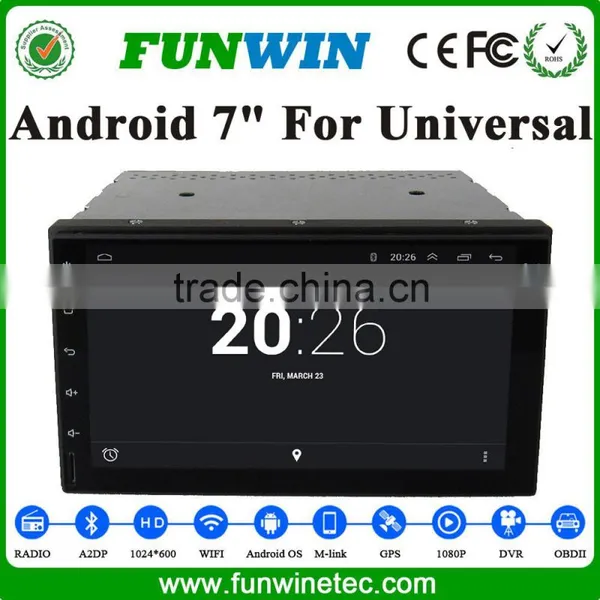 7" 2 Din Android Car Dvd Player for Universal With Car Gps Navigation Multimedia System Radio Bluetooth Support Mirror Link photo-5