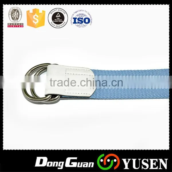 Web Customized Blue Canvas Belt With Printed Logo photo-2