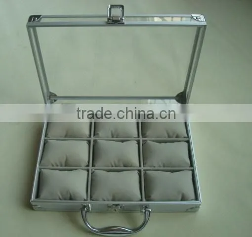Creative Watch Case,watch Case Box With Fiber Inner,aluminum Discount Watch Box photo-3