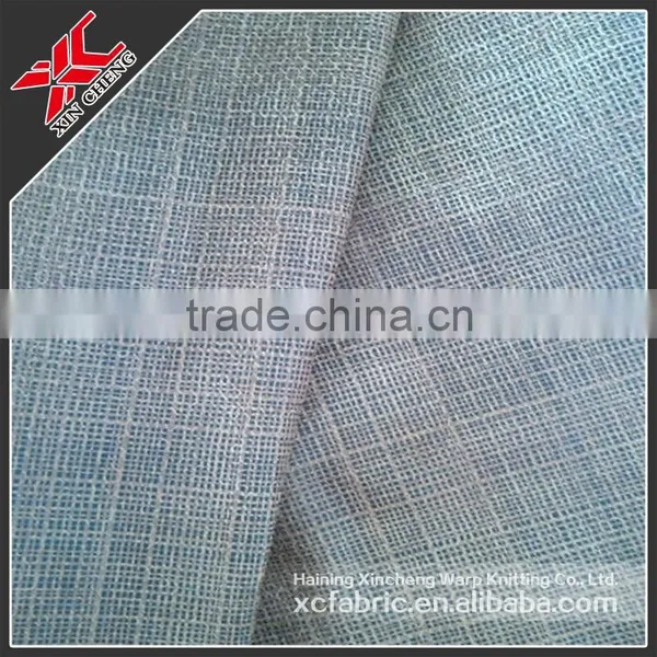 Suede Fabric for Garment/Warp Knit Suede Fabric/Scotch Printed Suede