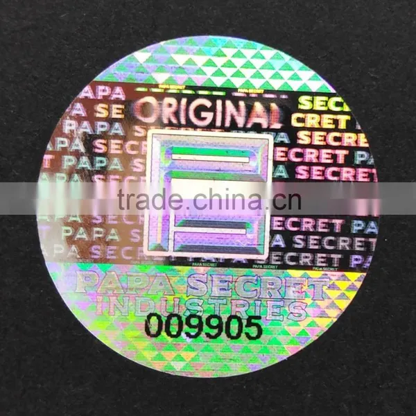 Trade Assurance Cheap Custom Serial Number Hologram Sticker photo-2