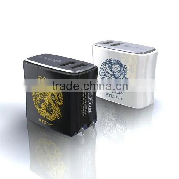 New Cheapest Qualcomm Certified Quick Charge 2.0 3.0,QC 3.0 QC 2.0 Charger,quick Charge qc 2.0 Wall Charger qc 3.0 Wholesale photo-2
