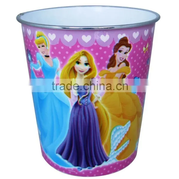 Colorful 3D Lenticular Printing Dustbin Pictures