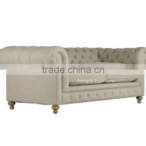 White Chesterfield Sofa