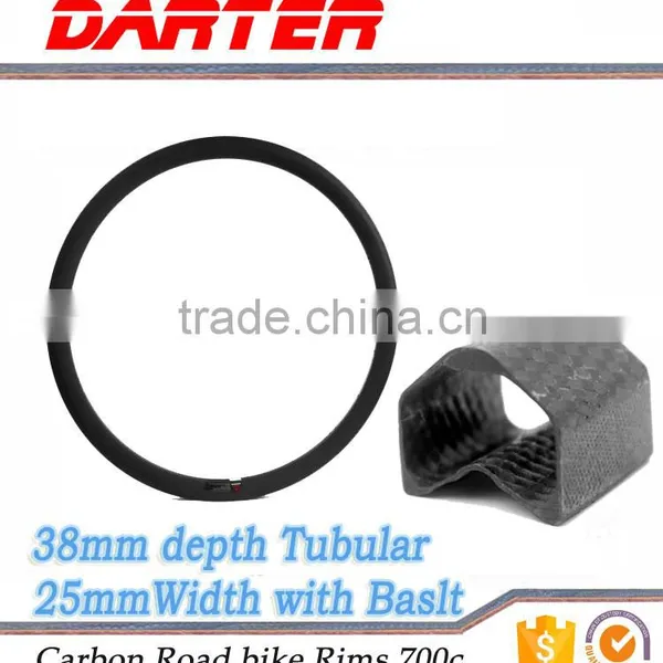 Fatigue resistance easy to clean 16-36H 700c carbon road bike rims