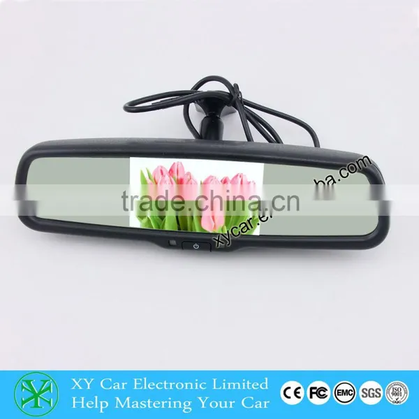 Car Monitor With Bracket 4.3 Inch Car Mirror Monitor Auto Diming XY-2501