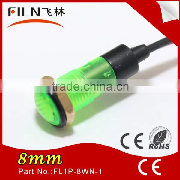10mm Diameter 120v Conduziu Indicador 220 Volt Led Indicator Light Red Yellow Green Pilot Light on Hot Water Heater photo-2