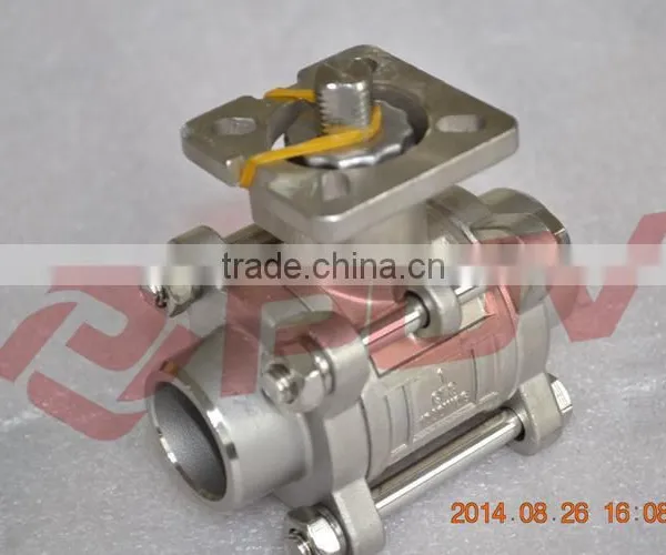 1000wog 3 pc Welding 1 Inch Ball Valve photo-4
