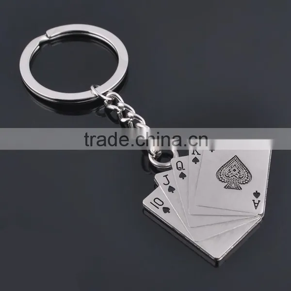 Promotional Poker Key Chains/Metal Poker Key Rings photo-2
