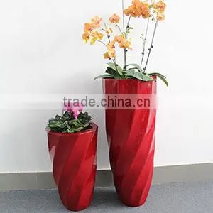 Floating Bonsai Pot Fiberglass Plants Container and Flowers Pots Handmade Flower Pots photo-4