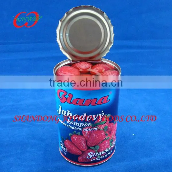 Cheap Price Canned Strawberry in Light Syrup, Syrup Fruits Manufacturer