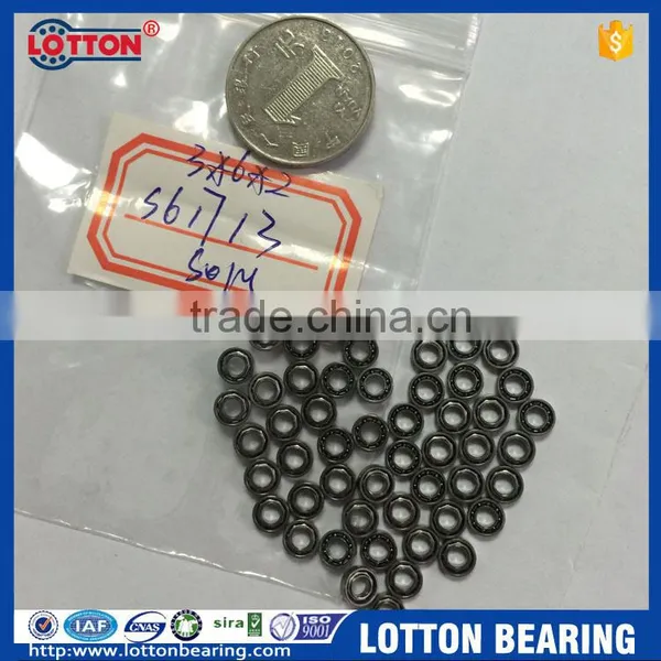 High Performance LOTTON Micro Bearing 617/3 for Micro Motor photo-2