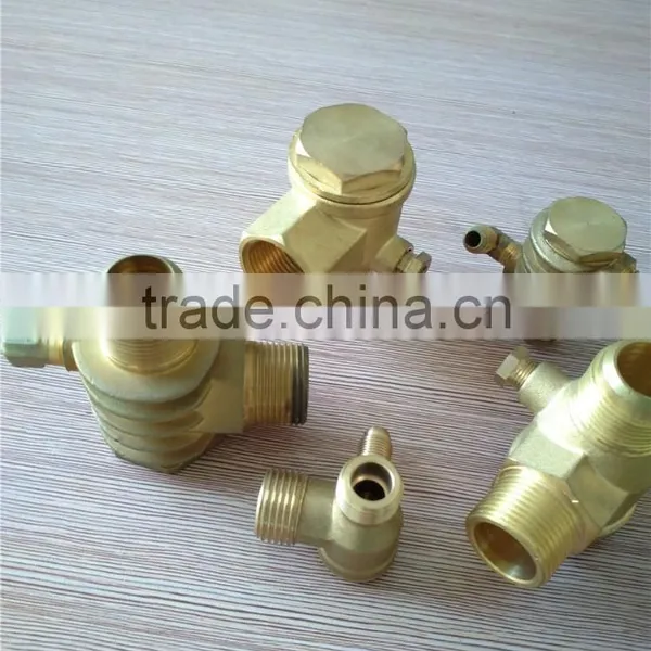 Brass Non-return Valve With Cooling Fin for Air Compressor photo-4