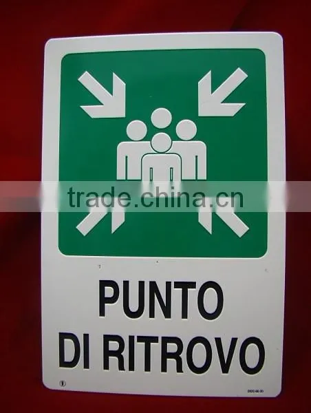Customized Hazard Metal Warning Sign photo-5