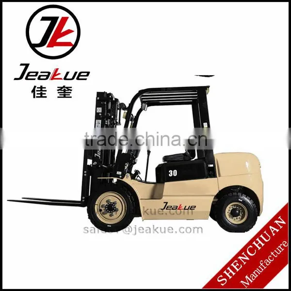 Cheap Price China Container Mast Diesel Forklift 3 Ton photo-2