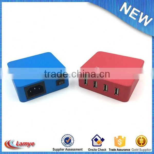 Portable Multi Phone Charger 4 Usb Port Wall Charger for Samsung photo-5