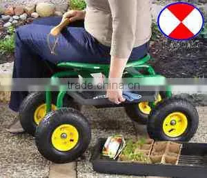 Garden Cart,garden Scooter ,garden Tool Cart, Seat Cart, Easy Moving Garden Cart photo-2