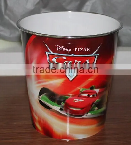 PP Material Home Use Colorful Cartoon Trash Bin photo-5