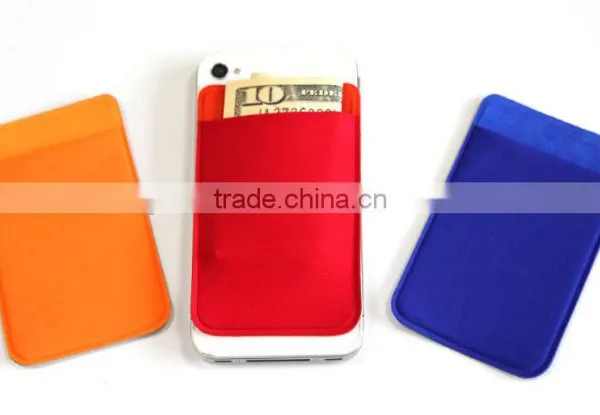 Promotion Washable Cellphone Lycra Wallet With Custom Logo photo-4