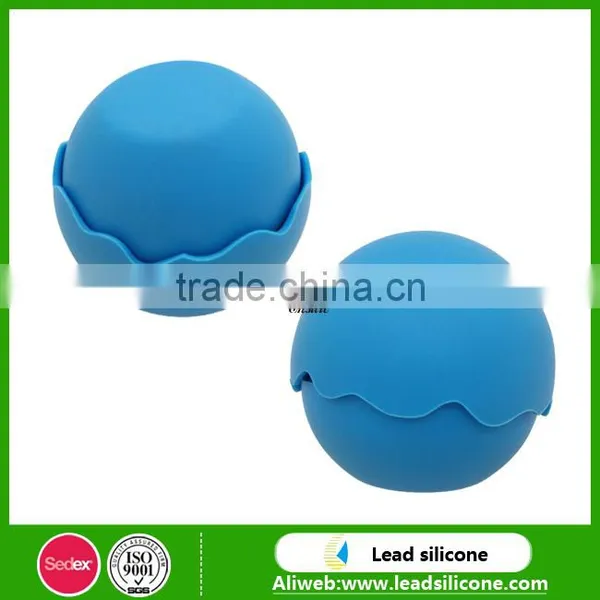 Reusable Custom Creative Personalized Ball Shape Silicone Ice Cube Tray With Lid photo-2