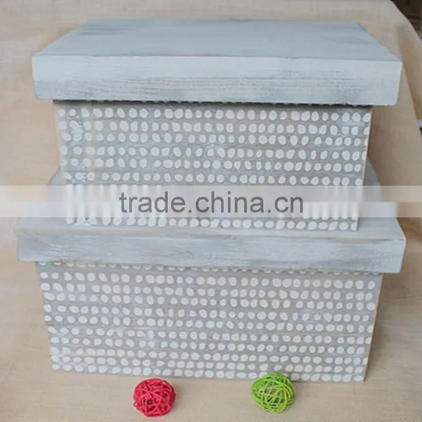2016 Hotsale High Quality Rectangle Wooden Packing Box photo-1