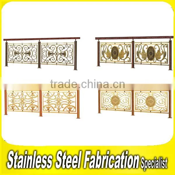 Modern Design Veranda Handrail Aluminum Balcony Fence Railing photo-5