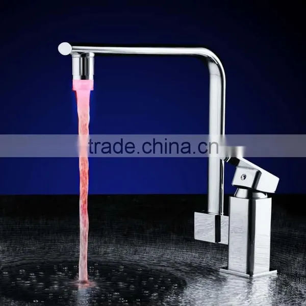 New Arrival Mini Anti-Splash LED Color Changing Faucet Mouth, LED Flashing Bubble Basin Faucet Light photo-2