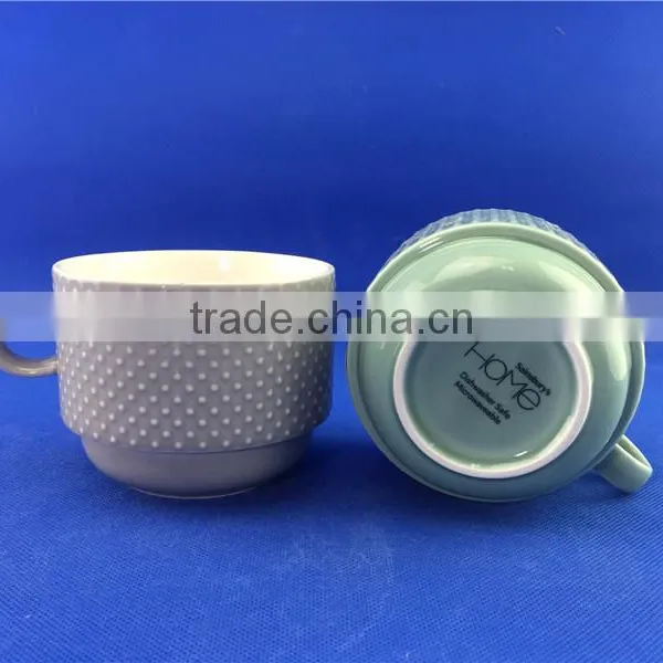 Hot Selling Colorful Stackable Coffee Mugs With Rack photo-2
